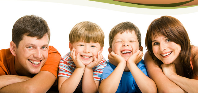 stock photo of a family